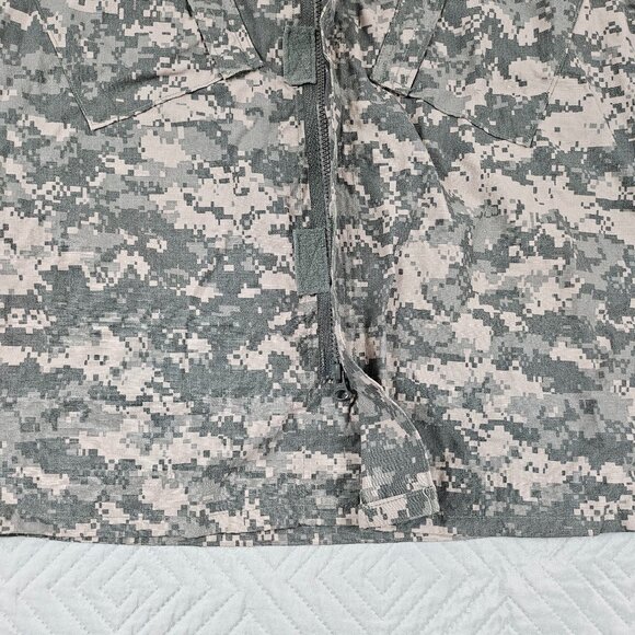 Defender M Men's Size Lrg Flame Resistant Camo BDU Full Zip Army Military Jacket - Picture 4 of 16